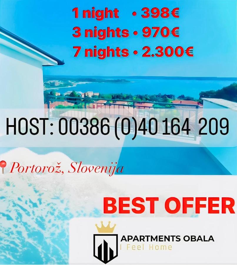 Apartma Порторож Екстериор снимка